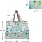 Wrapables Eco-Friendly Large Nylon Reusable Shopping Bags (Set of 2)